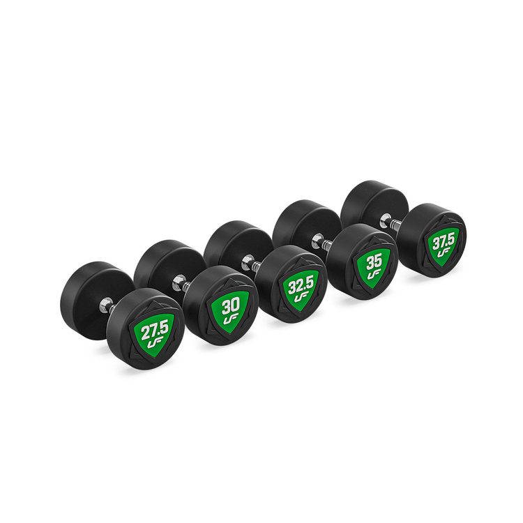 Set di manubri in poliuretano 27,5-37,5kg (incrementi di 2,5 kg) 325 kg - UpForm