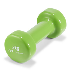 Set di manubri fitness in vinile 12 kg con supporto – UpForm