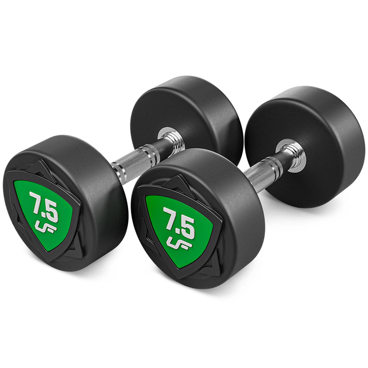 Set di manubri in poliuretano 2,5-25kg (incrementi di 2,5 kg) 275 kg - UpForm