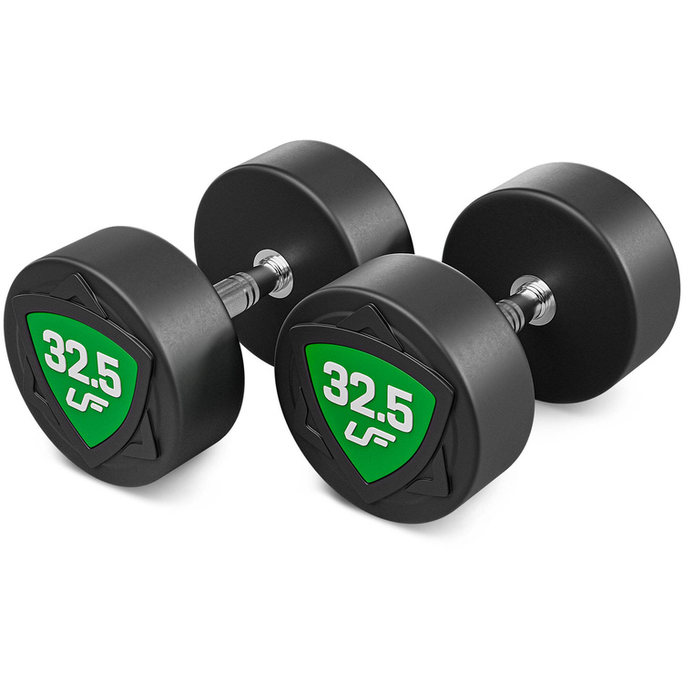 Set di manubri in poliuretano 27,5-37,5kg (incrementi di 2,5 kg) 325 kg - UpForm
