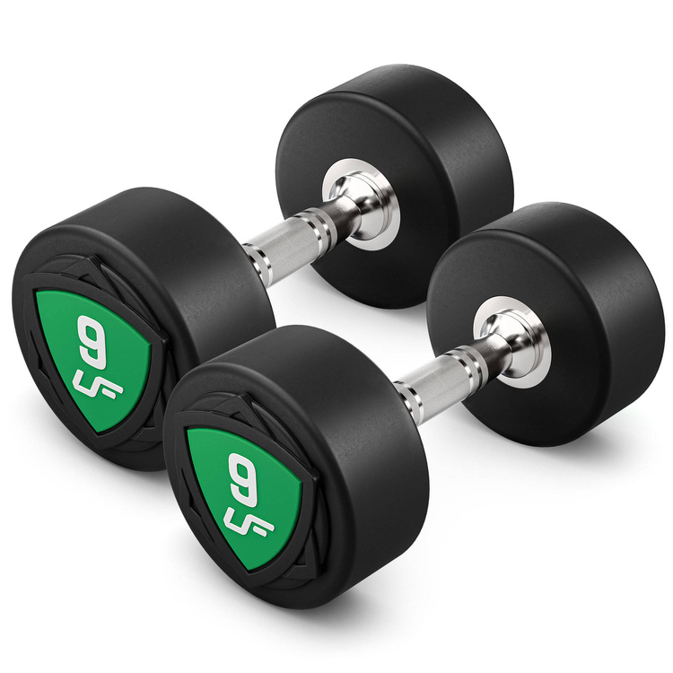 Set di manubri in poliuretano 1-10kg (incrementi di 1 kg) 110 kg - UpForm
