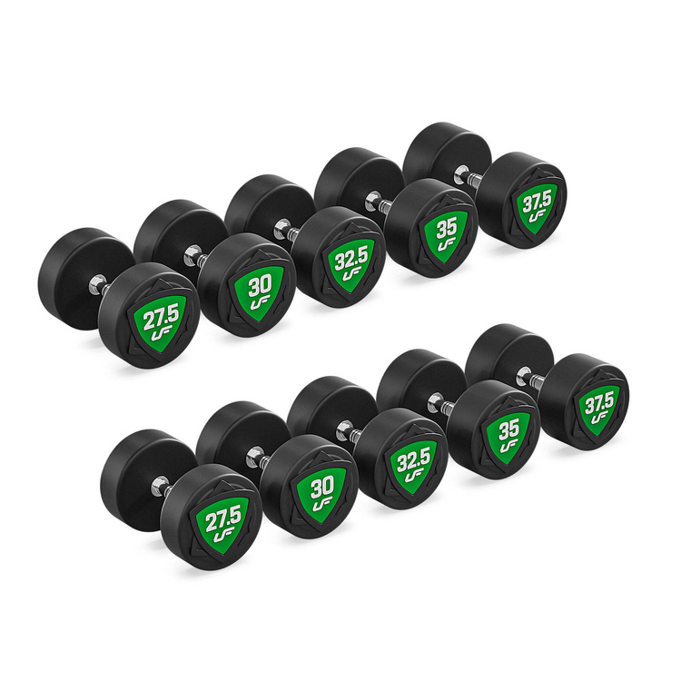 Set di manubri in poliuretano 27,5-37,5kg (incrementi di 2,5 kg) 325 kg - UpForm