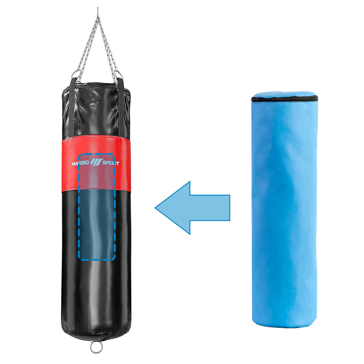 Sacco da boxe rinforzato 180 cm fi45cm + Torpedo MC-W180 | 45-EX - Marbo Sport
