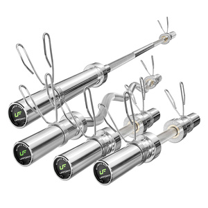 Set OLG1 | Barra Olimpionica 180 cm + Barra Olimpionica curl 120 cm + 2x Barra Olimpionica corta 50 cm - Marbo Sport