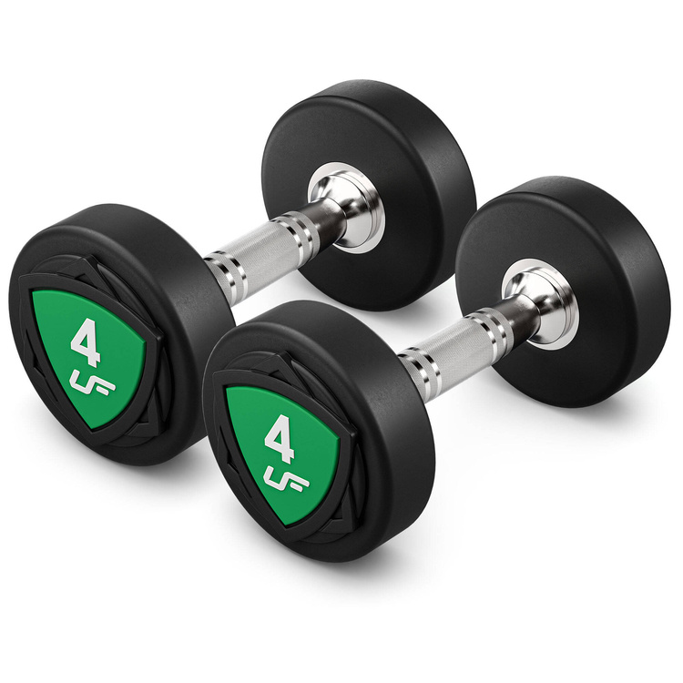 Set di manubri in poliuretano 1-10kg (incrementi di 1 kg) 110 kg - UpForm